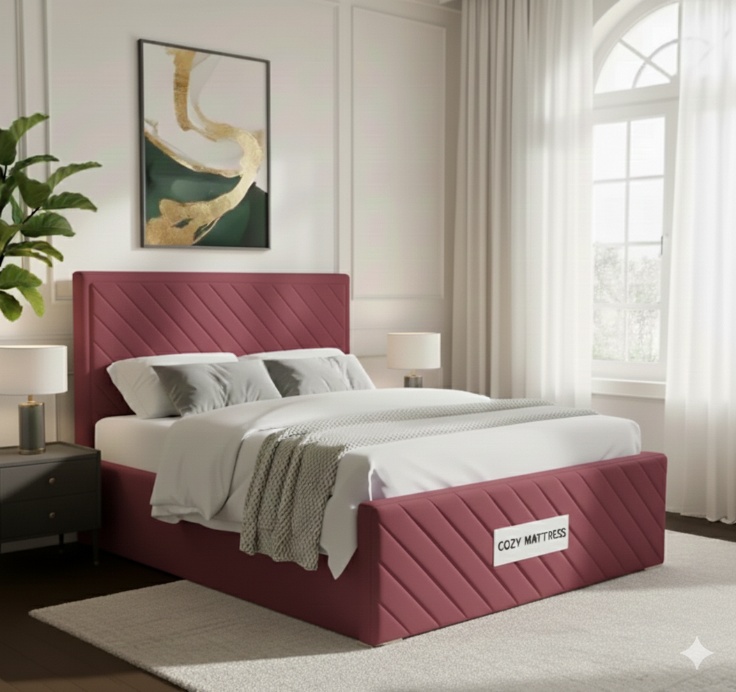 Soft Touch Upholstered Bed