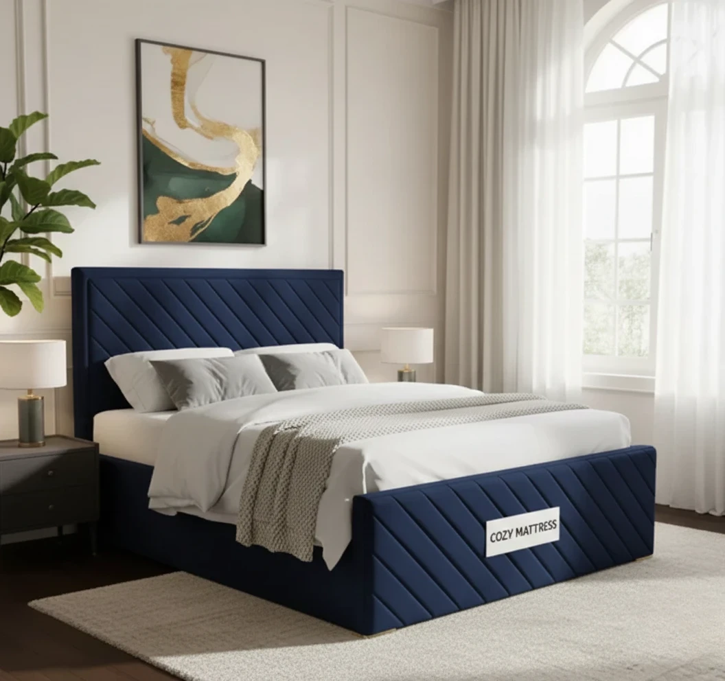 Soft Touch Upholstered  Bed