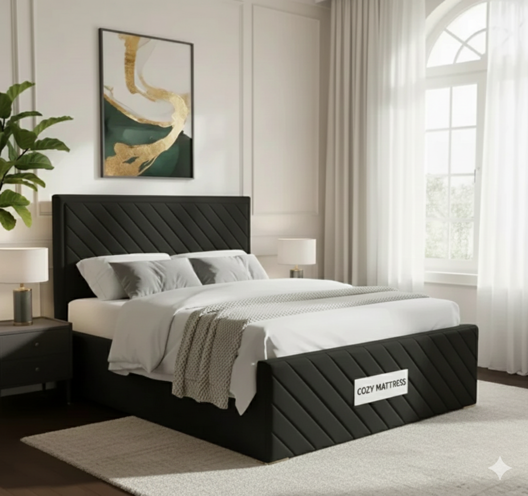 Soft Touch Upholstered  Bed