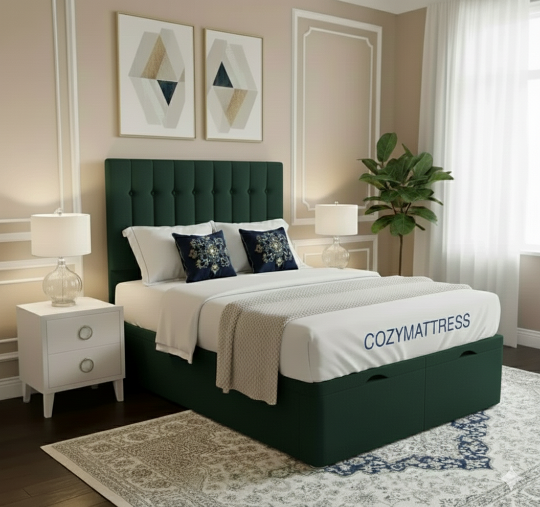 Edge Line Ottoman Divan Bed