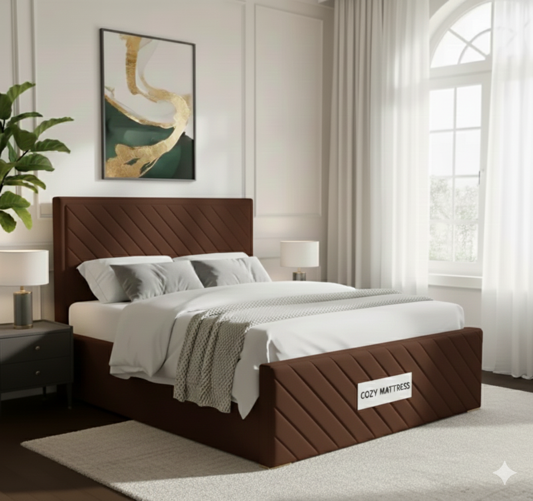 Soft Touch Upholstered  Bed