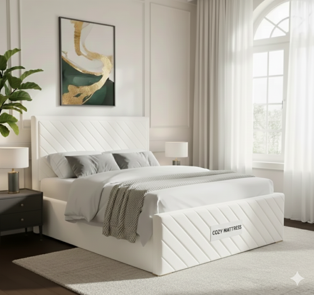 Soft Touch Upholstered  Bed