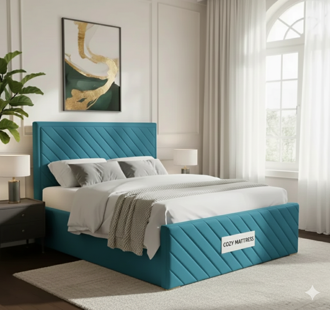 Soft Touch Upholstered  Bed