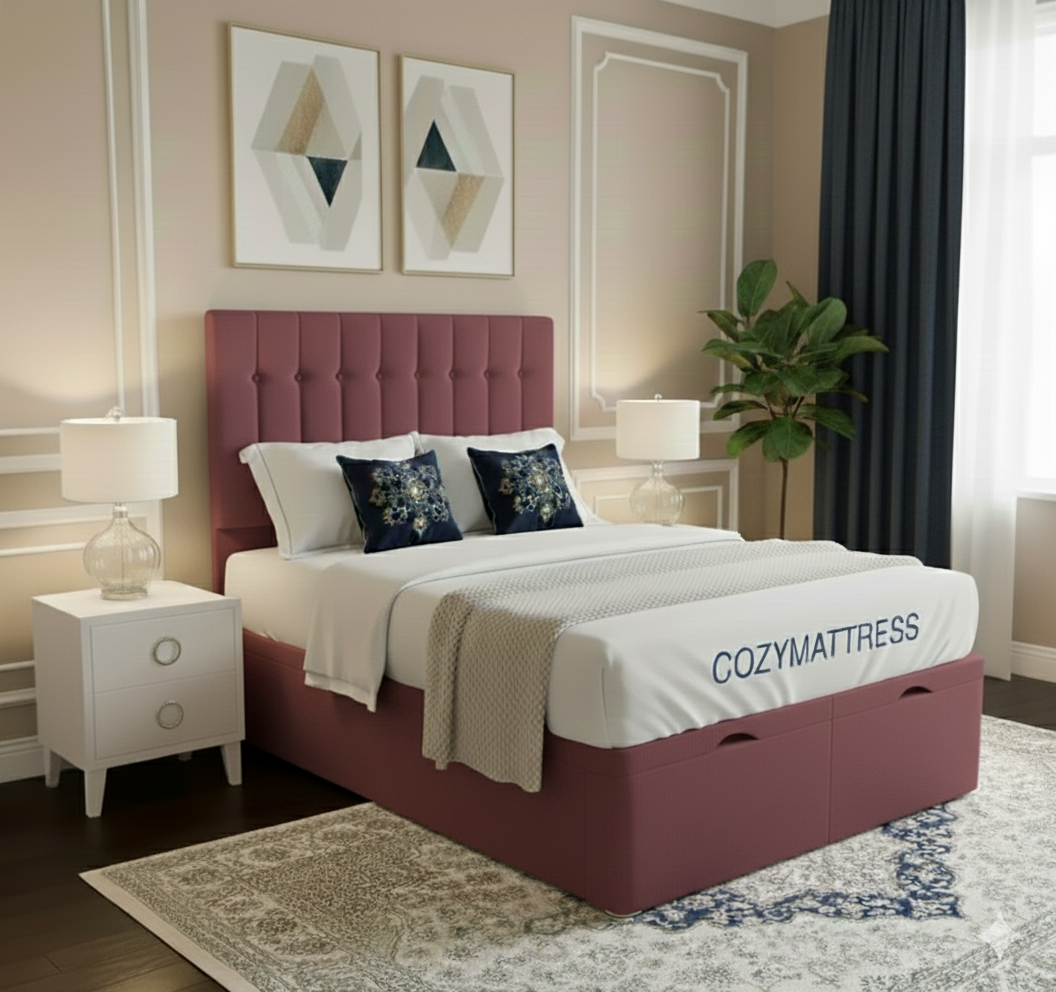 Edge Line Ottoman Divan Bed