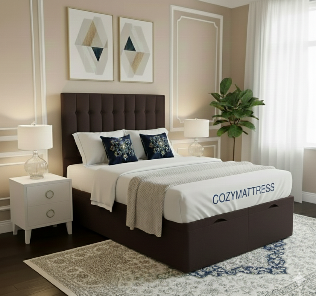 Edge Line Ottoman Divan Bed