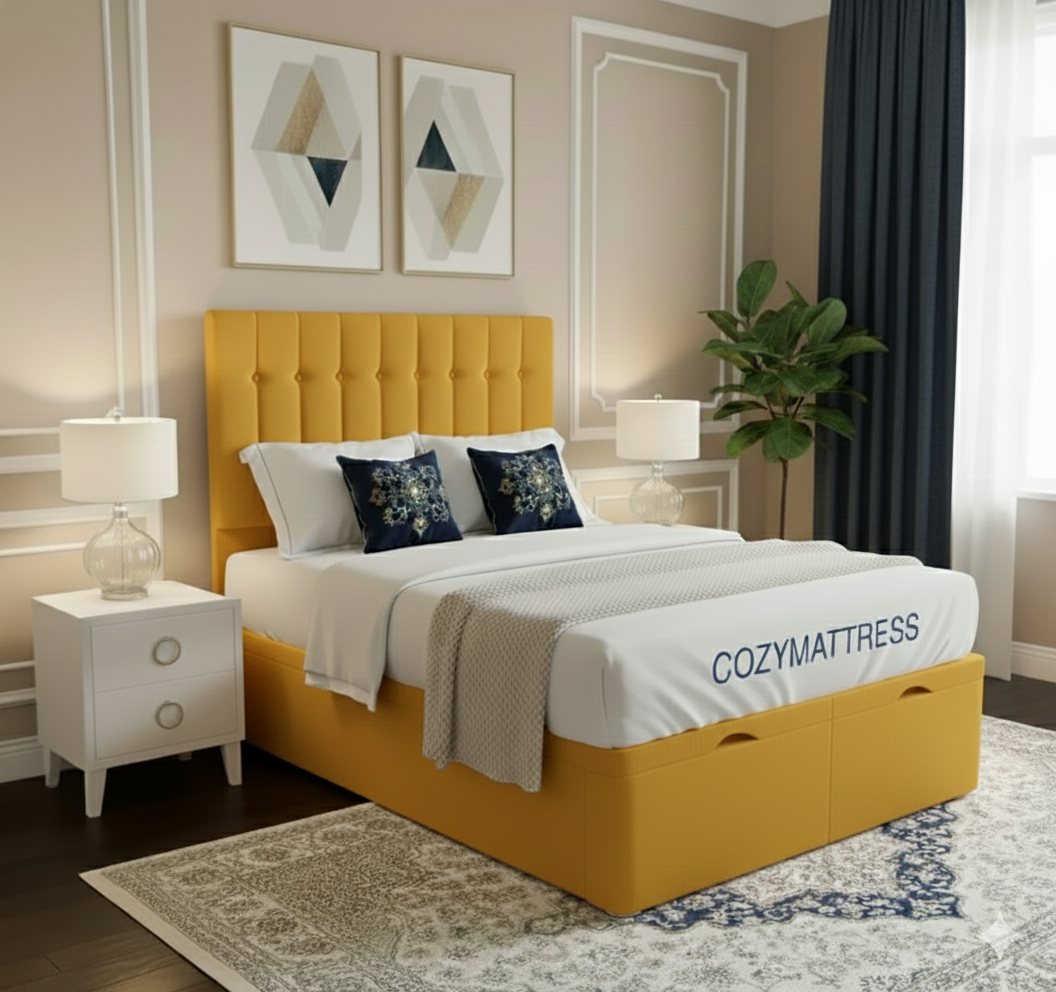 Edge Line Ottoman Divan Bed