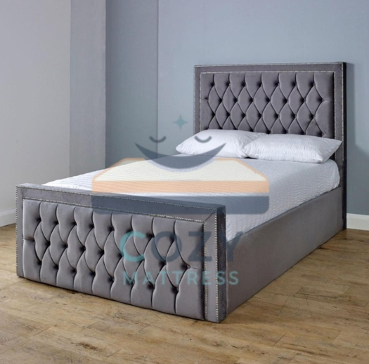 Diamond design beeding bed