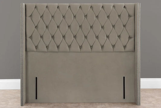 Luxor Wingback Floor Standing Headboard
