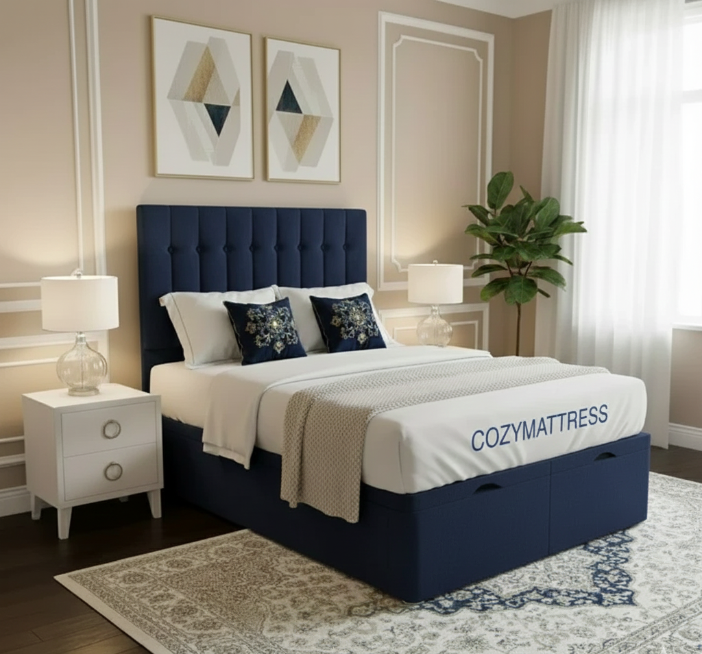 Edge Line Ottoman Divan Bed