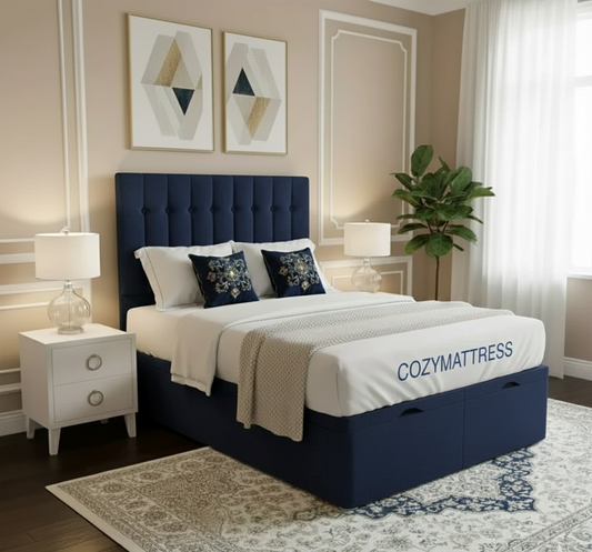 Edge Line Ottoman Divan Bed